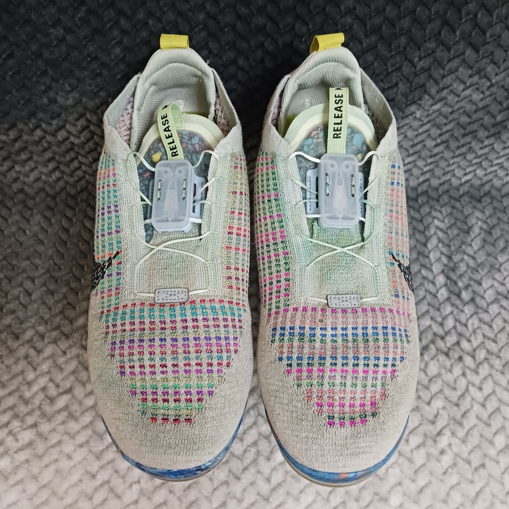 Nike Air VaporMax 2020 Flyknit Pure Platinum Multi Color Men's Shoes Size 11 - Picture 5 of 15